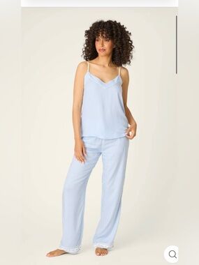 PJ Salvage Frutta Fresca Striped Long Lounge Set Medium New